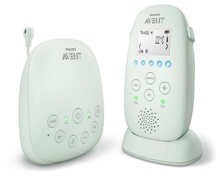 Izpārdošana! SCD721 PHILIPS AVENT DECT Mazuļu uzraudzības ierīce