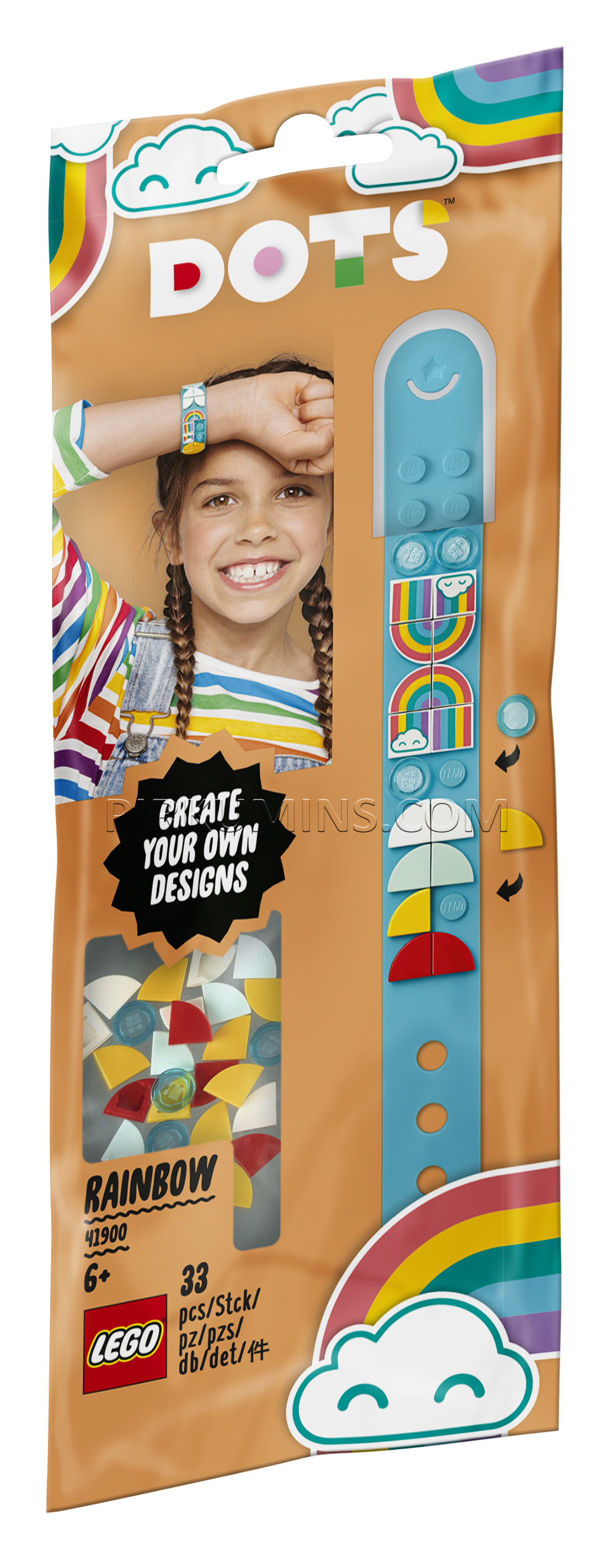 41900 LEGO® DOTS Varavīksnes aproce, no 6+ gadiem NEW 2020!