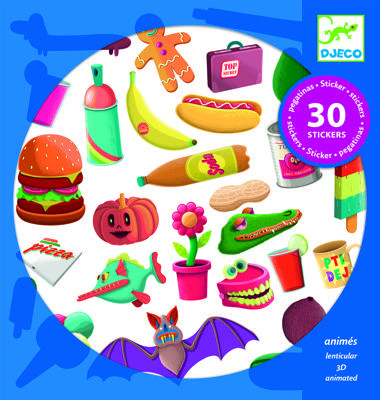 DJ09267 DJECO mainīgā attēla Uzlīmes