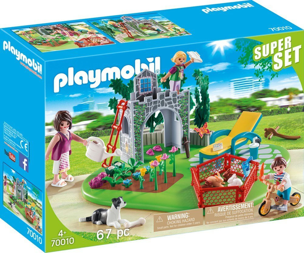 70010 PLAYMOBIL® SUPER SET Ģimenes dārzs, no 4+