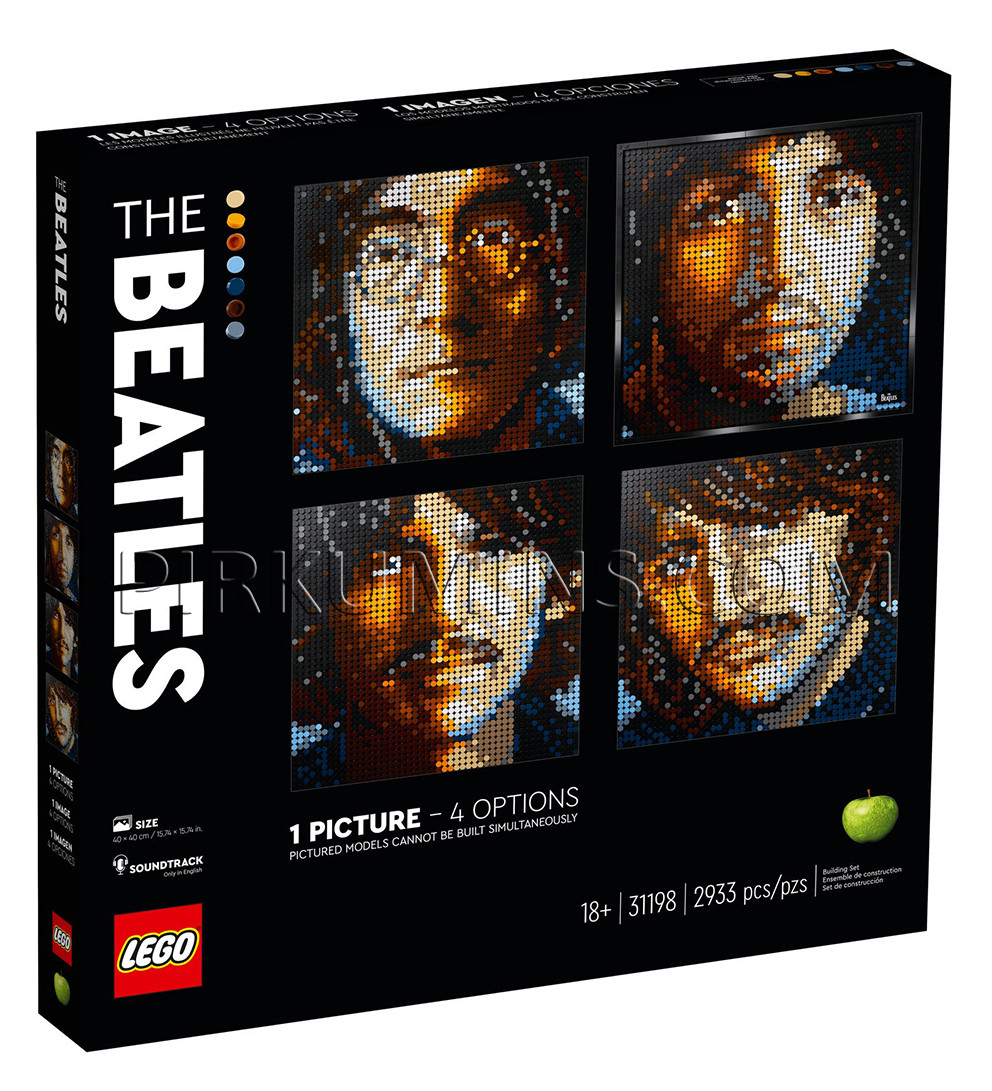 31198 LEGO® Art The Beatles, no 18+ gadiem NEW 2020!