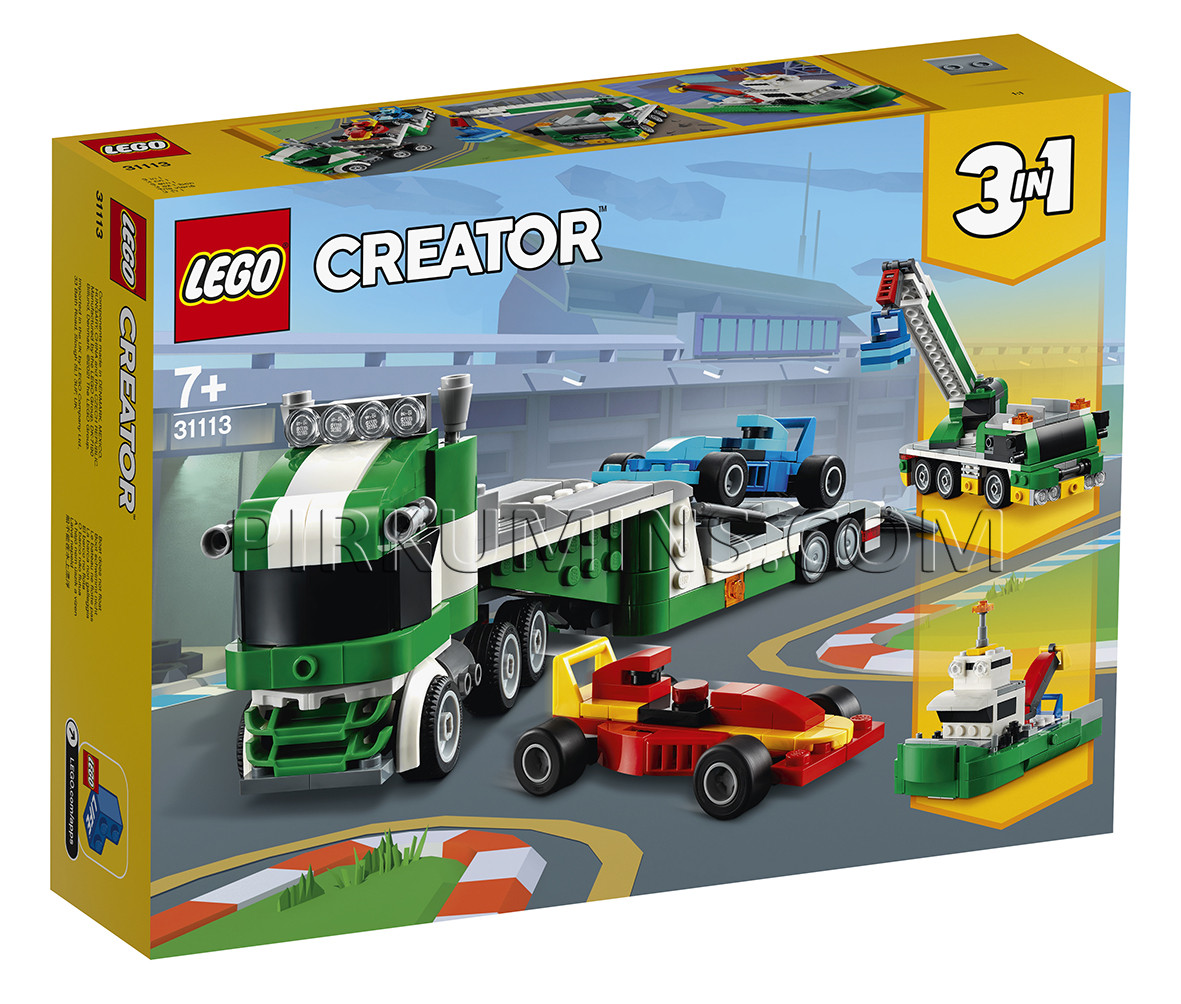 31113 LEGO® Creator Транспортировщик гоночных автомобилей, c 7+ лет NEW 2021!(Maksas piegāde eur 3.99)