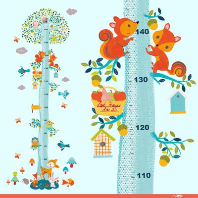 Djeco Sienas uzlīmes- auguma mērītājs