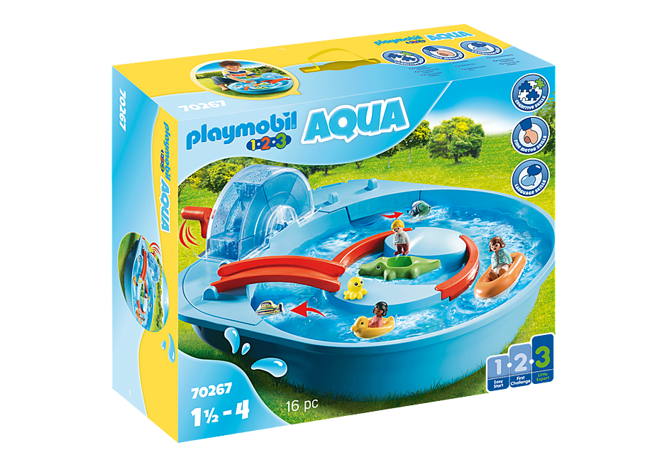 70267 PLAYMOBIL® 1.2.3 Ūdens parks, no 1,5+ gadiem NEW !2021