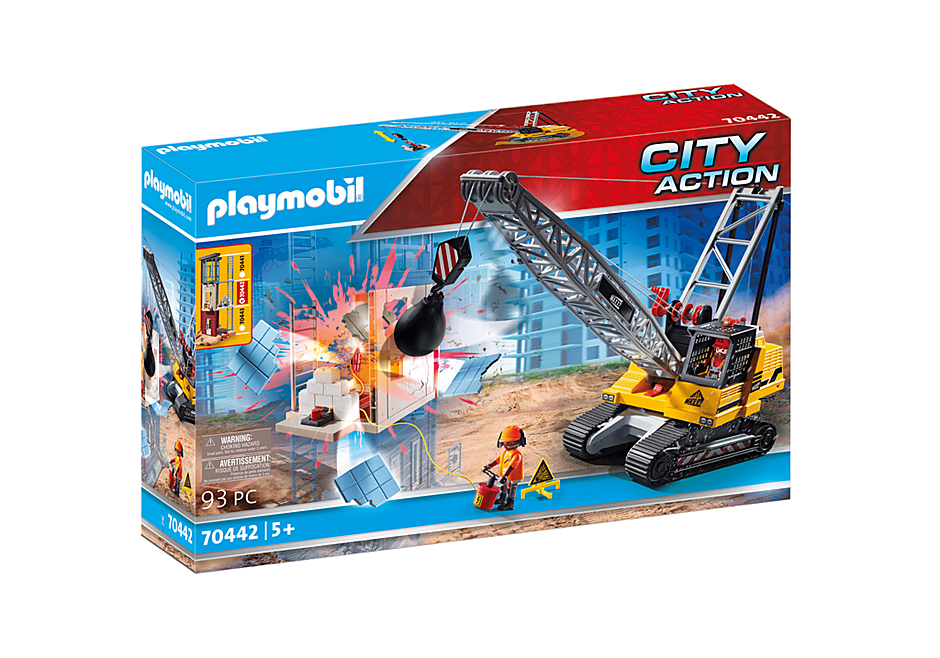 70442 PLAYMOBIL® City Action Ekskavators, no 5+ gadiem NEW 2021!