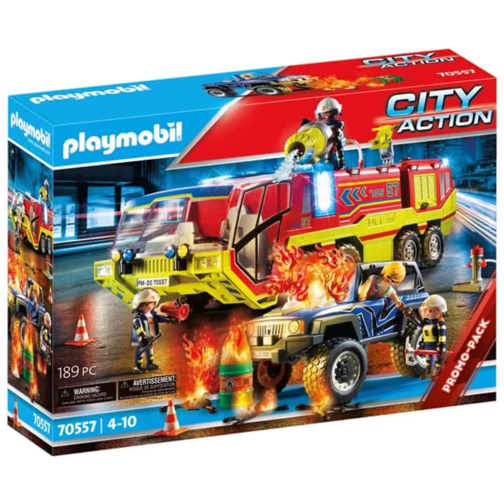 70557 PLAYMOBIL® City Action Ugunsdzēsēju mašīna, no 4+ gadiem NEW 2021!