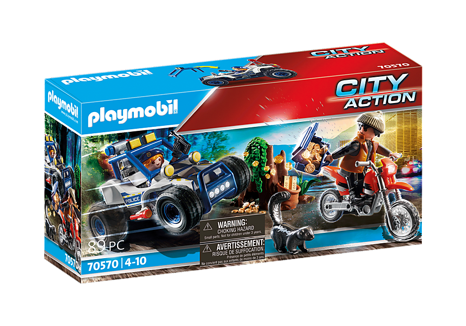 70570 PLAYMOBIL® City Action Policits ar laupītāju, no 4+ gadiem NEW 2021!