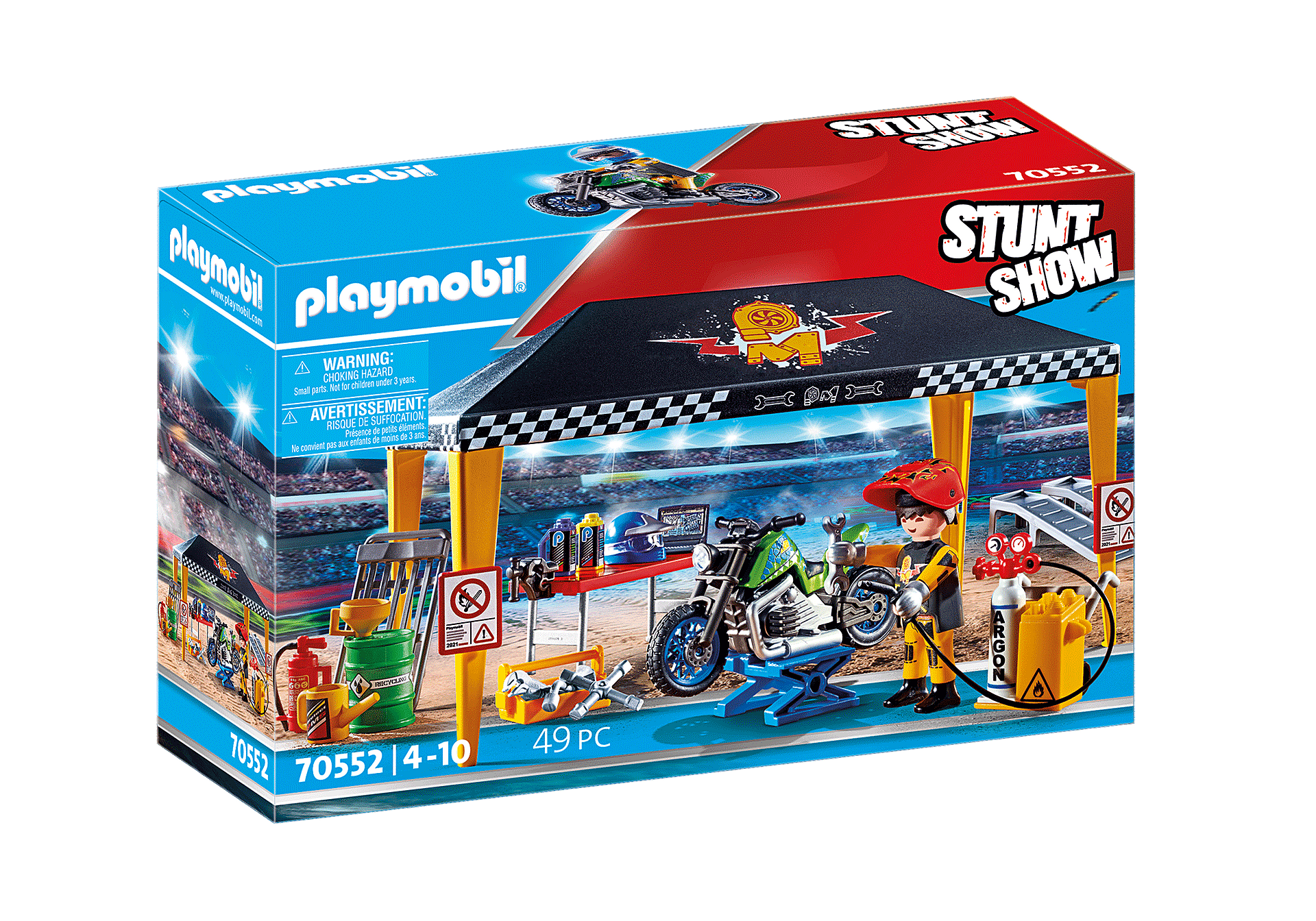 70552 PLAYMOBIL® Stunt Show Servisa telts, 4+gadiem NEW 2021!