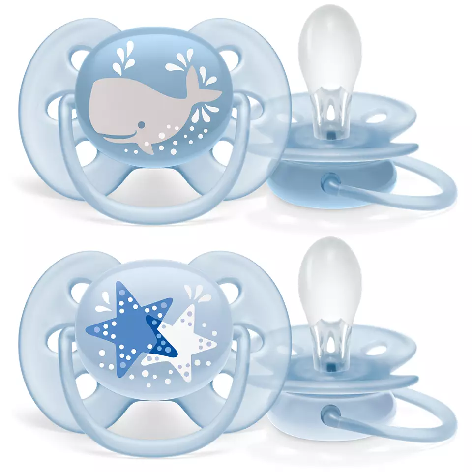 SCF223/03 Philips Avent māneklītis Ultra soft DECO, 6-18M (2 gab), zēniem