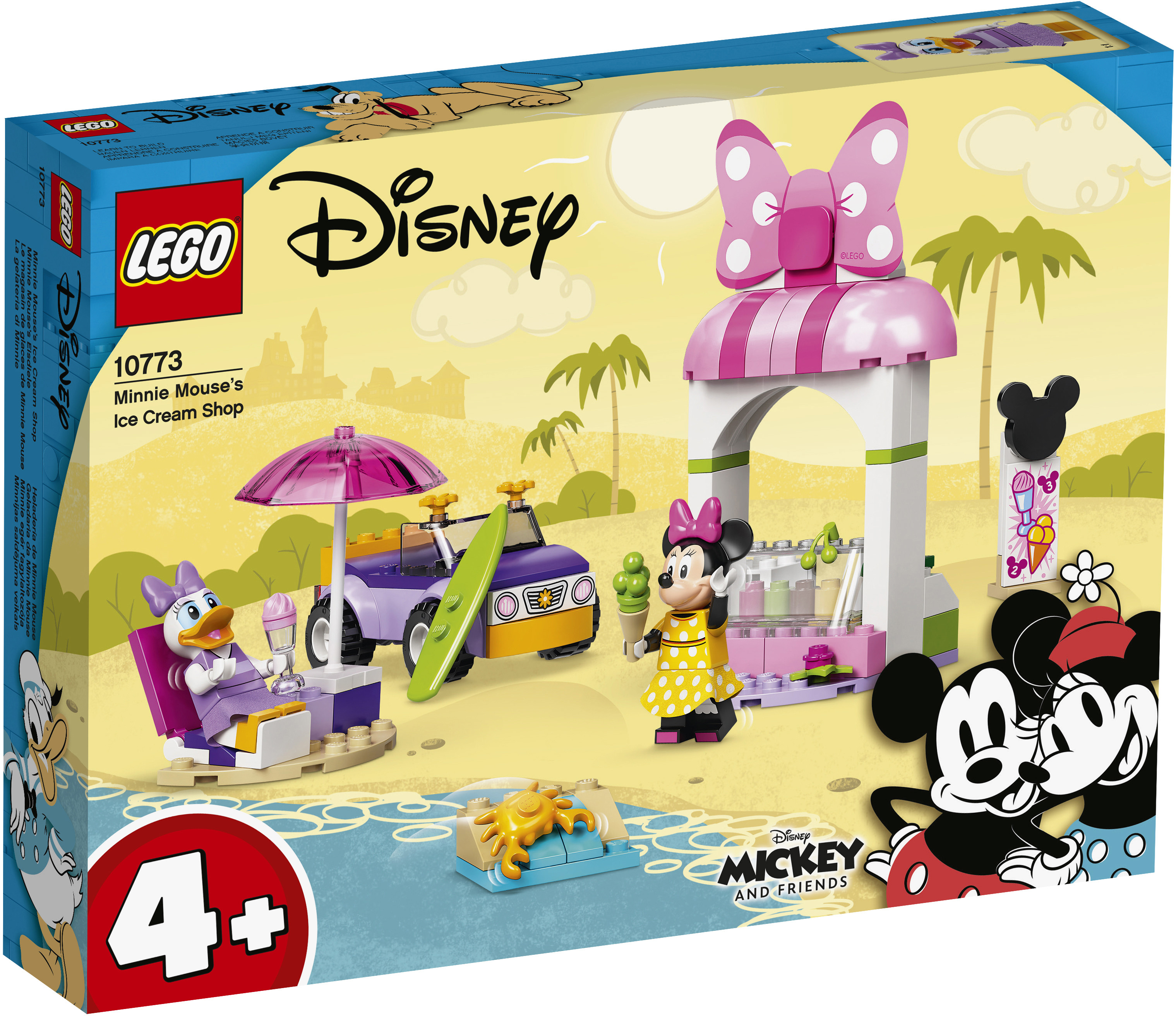 10773 LEGO® Disney Магазин мороженого Минни, c 4+ лет NEW 2021! (Maksas piegāde eur 3.99)