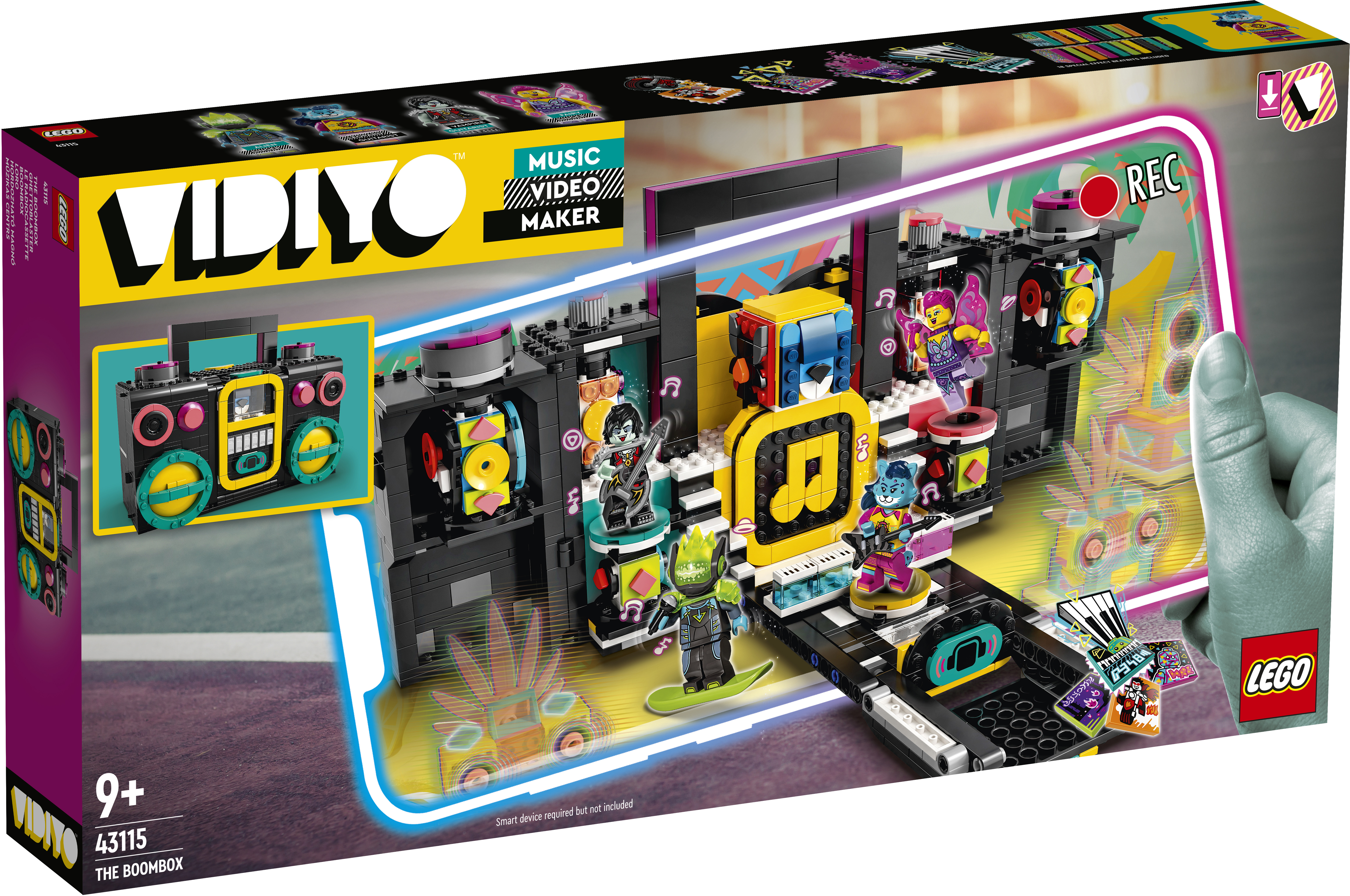 43115 LEGO® Vidiyo The Boombox, no 9+ gadiem NEW 2021! (Maksas piegāde eur 3.99)