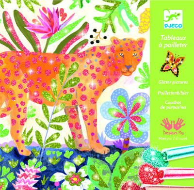 DJ09509 DJECO Krāsojamais komplekts ar gliteriem