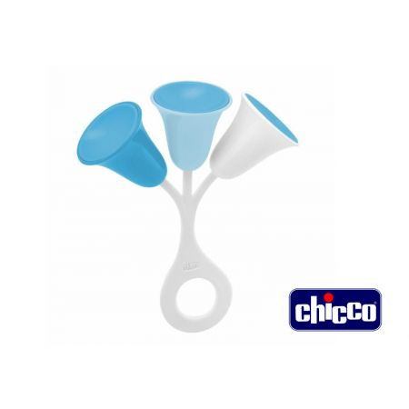 Chicco grabulītis zīdaiņiem Zvaniņi zili, 00023