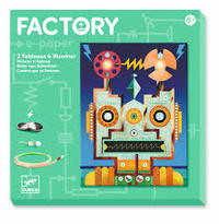 DJ09313 DJECO Gaismas fabrika - E-papīrs - Kiborgi, no 8-99 gadiem