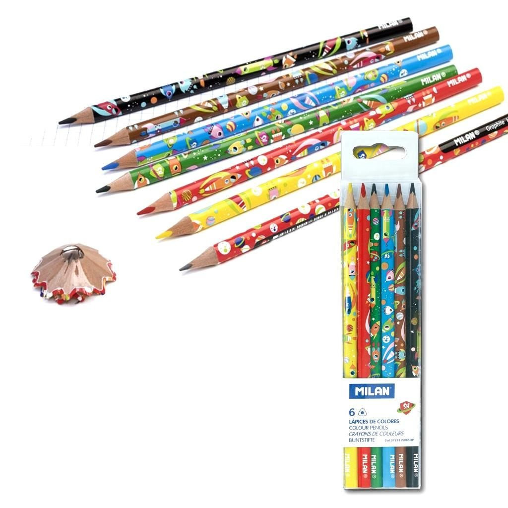 Milan Krāsaini,spilgtas krāsas zīmuļi