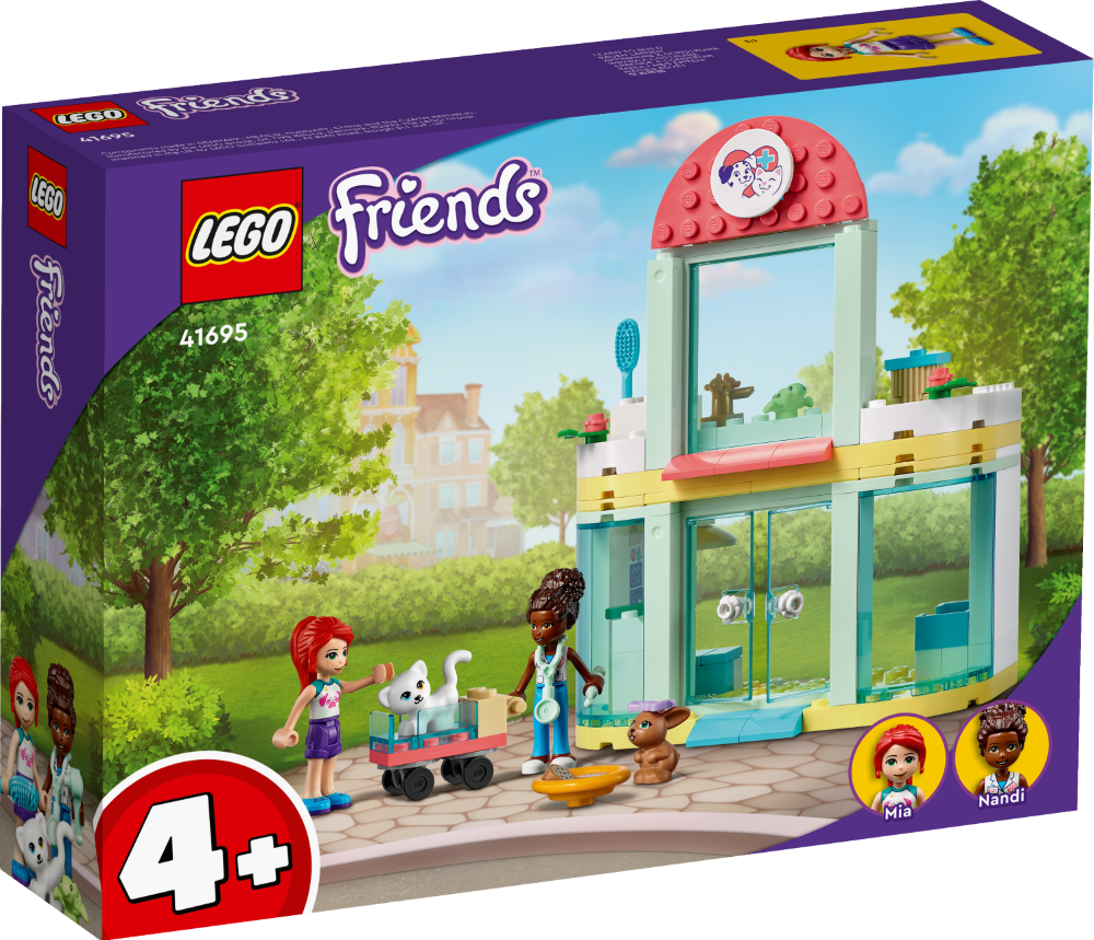 41695 LEGO® Friends Клиника для домашних животных , c 4+ лет , NEW 2022!(Maksas piegāde eur 3.99)