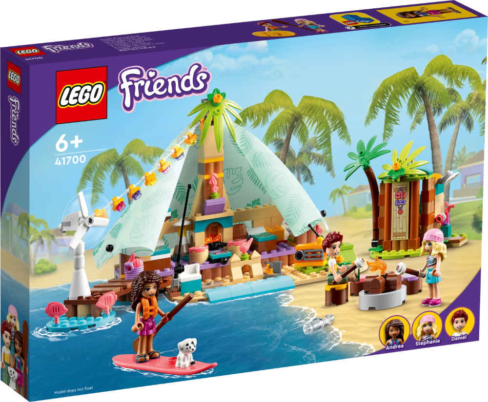 41700 LEGO® Friends Кэмпинг на пляже , 6+ лет, NEW 2022! (Maksas piegāde eur 3.99)