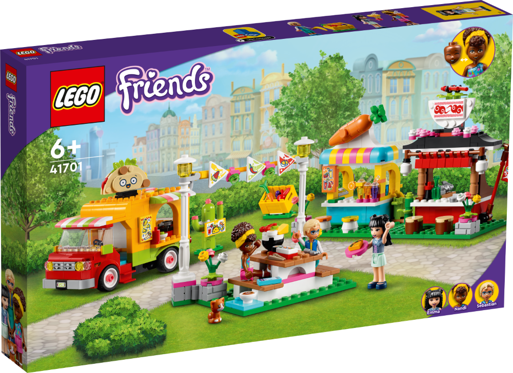 41701 LEGO® Friends Рынок уличной еды, c 6+ лет, NEW 2022!(Maksas piegāde eur 3.99)