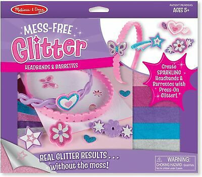 Melissa & Doug izrotā matu tīpiņas un spraudītes ar spīdumiem! 19516 (iepakojums mazliet nobružāts)