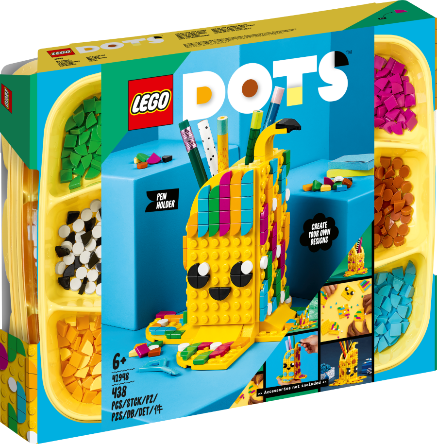 41948 LEGO® Dots Jaukais banāns-zīmuļu trauks, 6+ gadiem, NEW 2022!(Maksas piegāde eur 3.99)