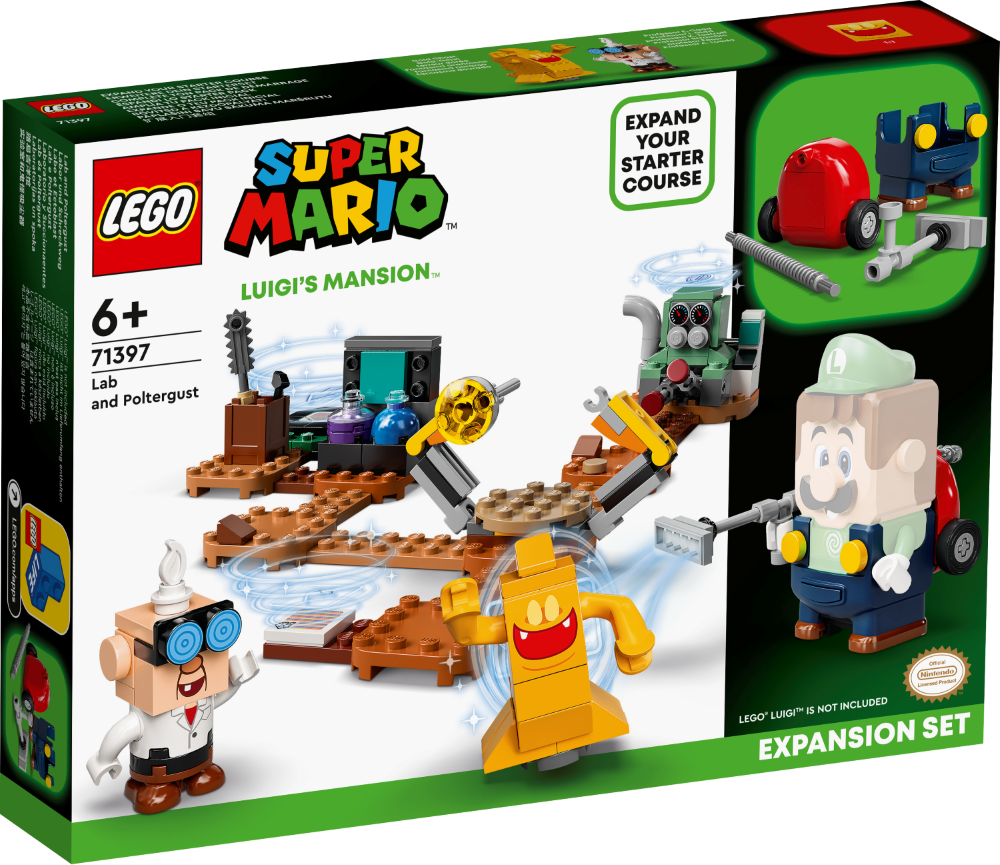 71397 LEGO® Super Mario Luigi’s Mansion™ laboratorijas un spoka paplašinājuma maršruts, 6+gadiem, NEW 2022!(Maksas piegāde eur 3.99)