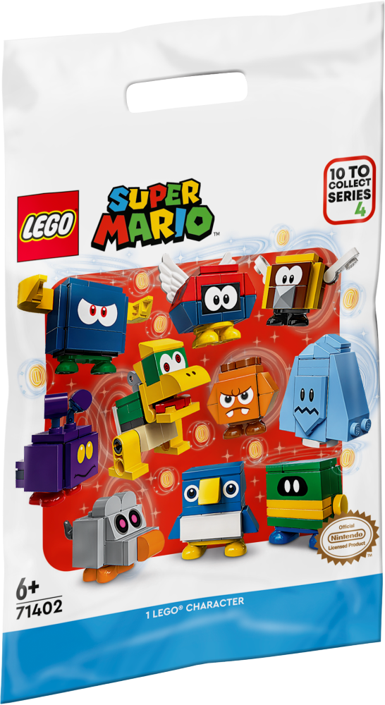 71402 LEGO® Super Mario Tēlu komplekti — 4. sērija, 6+ gadiem, NEW 2022!