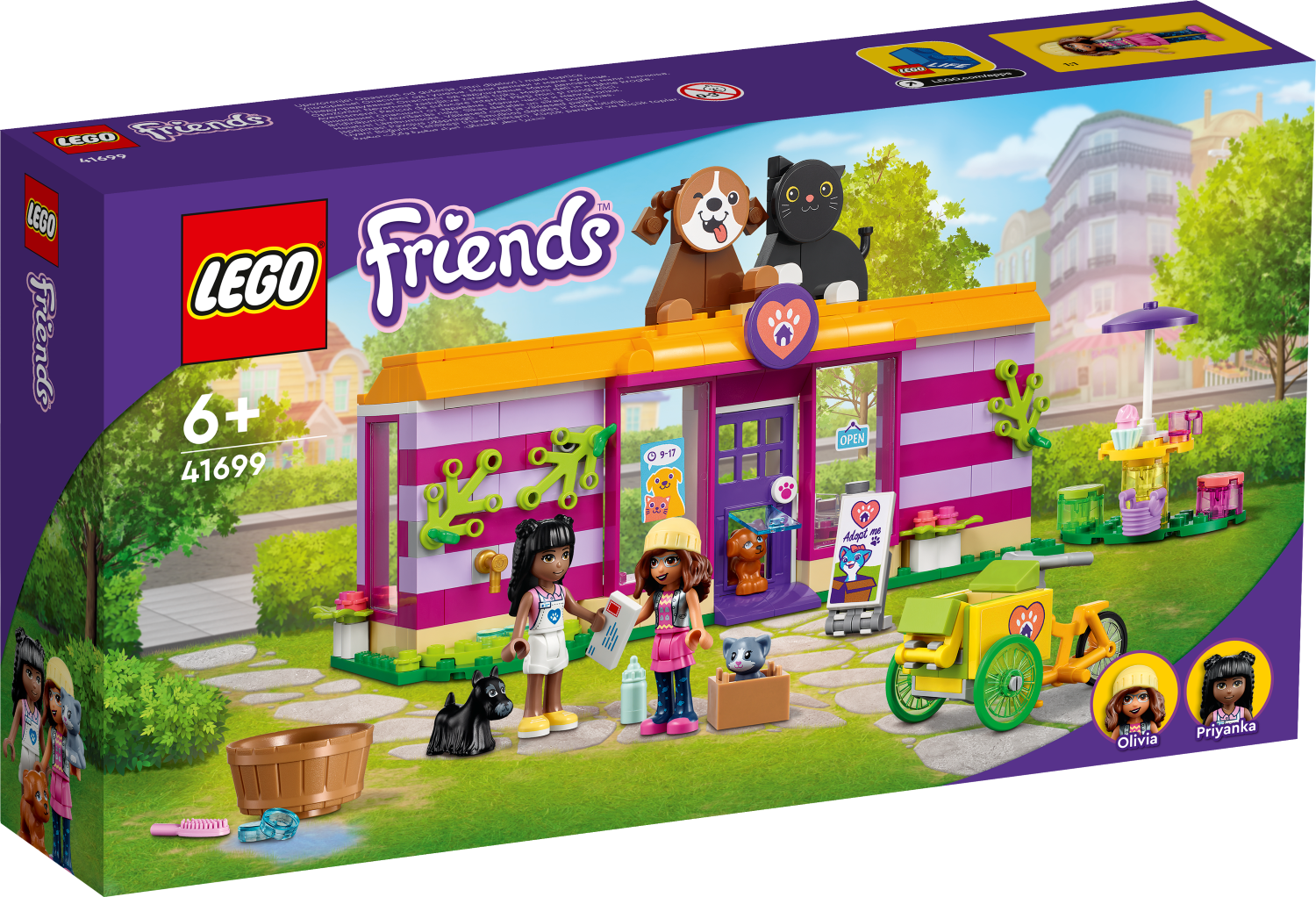 41699 LEGO® Friends Mājdzīvnieku adoptēšanas kafejnīca no 6+ gadiem NEW 2022! (Maksas piegāde eur 3.99)