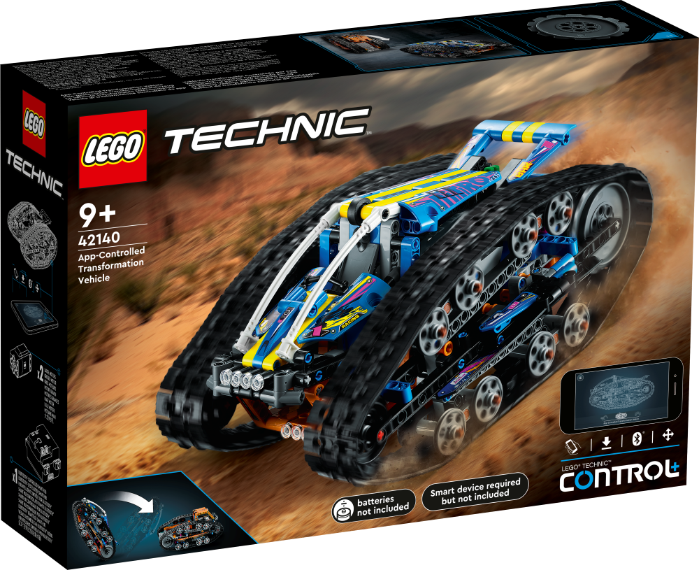42140 LEGO® Technic Ar lietotni vadāms pārbūvējams transportlīdzeklisno 9+ gadiem NEW 2022! (Maksas piegāde eur 3.99)