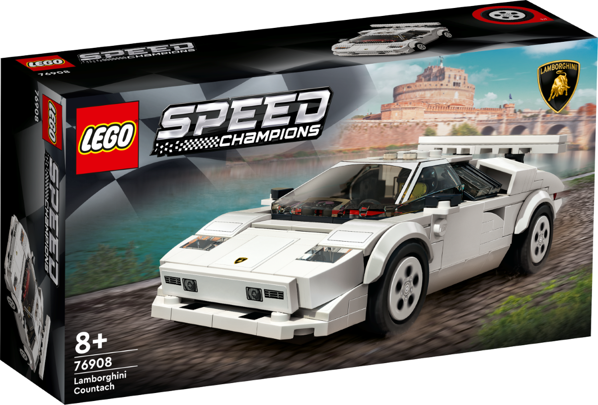 76908 LEGO® Speed Champions Lamborghini Countach с 8+ лет NEW 2021! (Maksas piegāde eur 3.99)