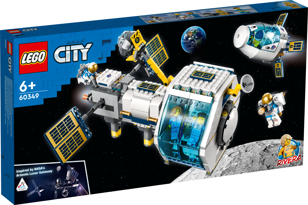 60349 LEGO® City Kosmiskā stacija uz Mēness, no 6+ gadiem NEW 2022! (Maksas piegāde eur 3.99)