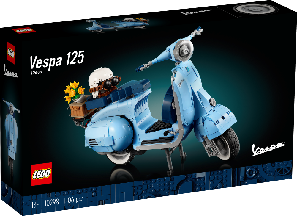 10298 LEGO® Icons Vespa 125, c 9+ лет, NEW 2022! (Maksas piegāde eur 3.99)