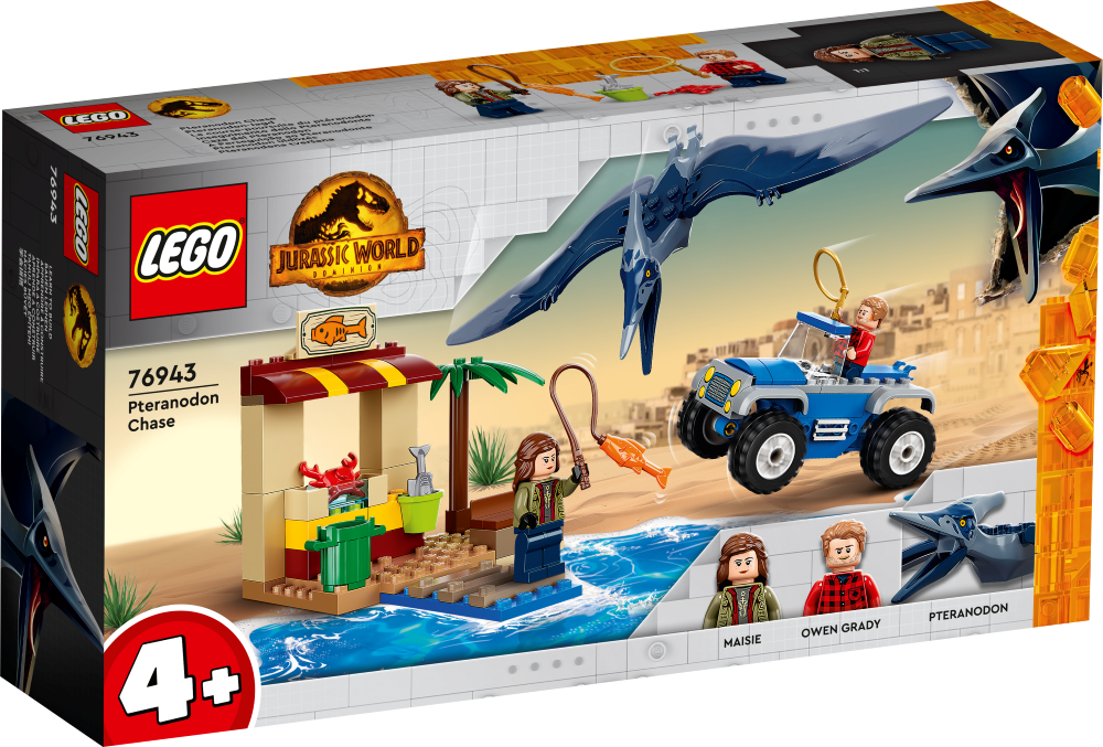76943 LEGO® Jurassic World Pteranodona tveršana,no 4+ gadiem, NEW 2022! (Maksas piegāde eur 3.99)