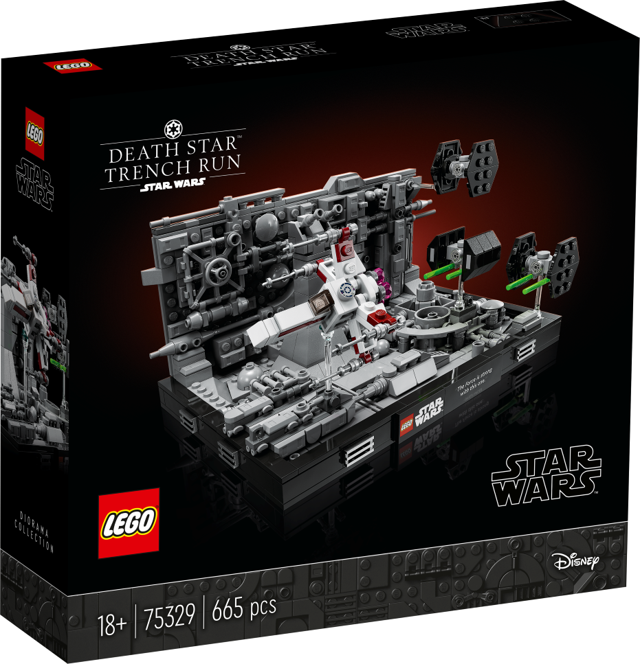 75329 LEGO® Star Wars Diorāma: Death Star™ Trench Run, с 18+ лет, NEW 2022! (Maksas piegāde eur 3.99)