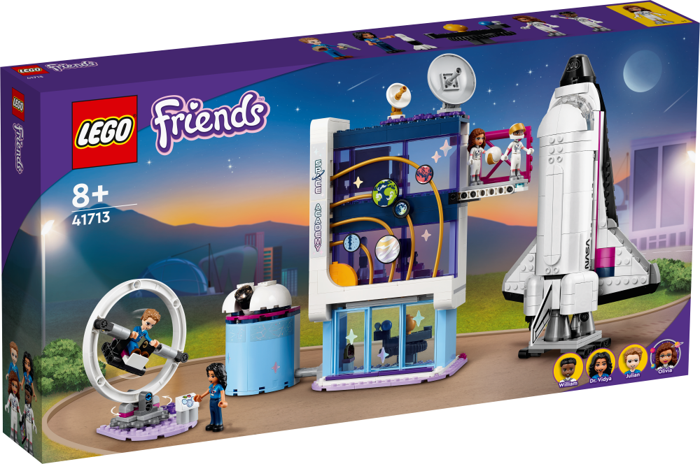 41713 LEGO® Friends Olīvijas kosmosa akadēmija,no 8+ gadiem, NEW 2022! (Maksas piegāde eur 3.99)
