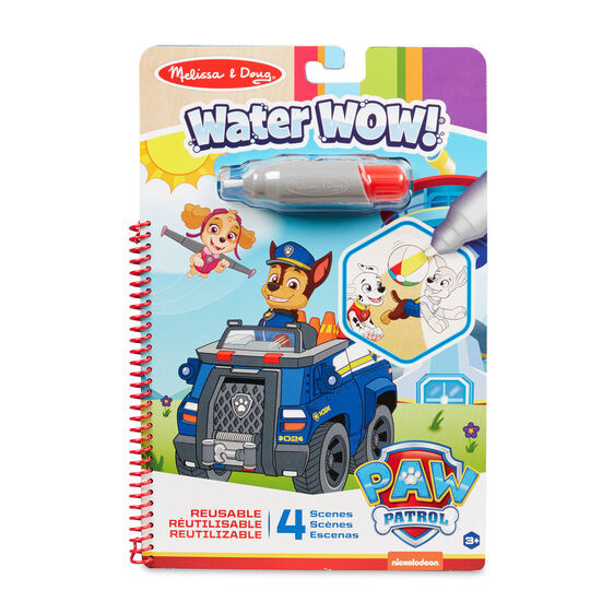 Melissa & Doug dažādu uzdevumu grāmata, krāso ar ūdens otiņu PAW PATROL Chase 3+ gadiem, 33251