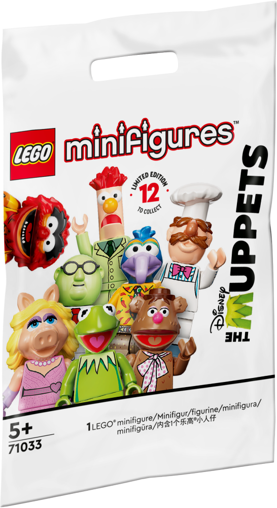 71033 LEGO® Minifigures The Muppets, 5+ gadiem, NEW 2022!
