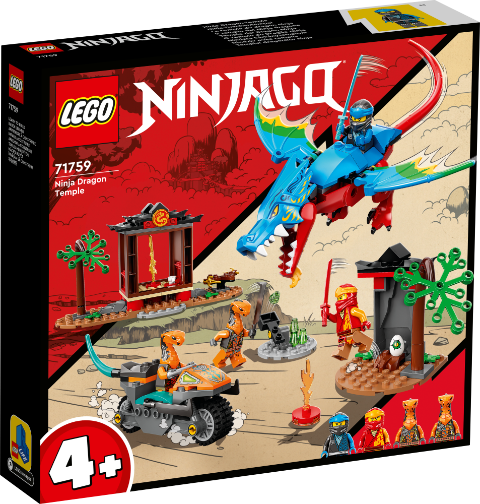 71759 LEGO® Ninjago Nindzju pūķa templis ,no 4+ gadiem, NEW 2022! (Maksas piegāde eur 3.99)