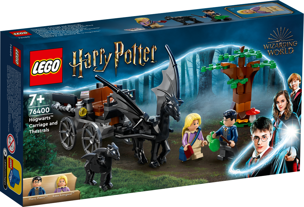 76400 LEGO® Harry Potter Cūkkārpas rati un testrāli, no 7+ gadiem, NEW 2022! (Maksas piegāde eur 3.99)