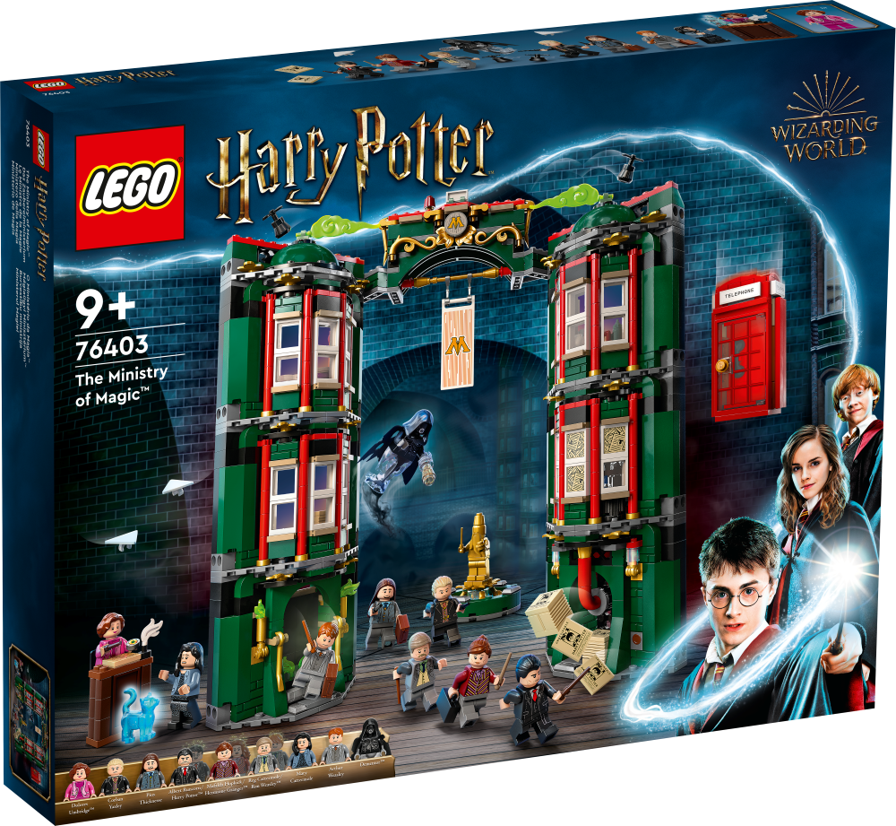 76403 LEGO® Harry Potter Министерство магии, с 9+ лет, NEW 2022! (Maksas piegāde eur 3.99)