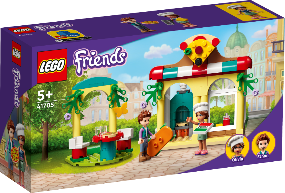41705 LEGO® Friends Пиццерия Хартлейк Сити, с 5+ лет, NEW 2022! (Maksas piegāde eur 3.99)