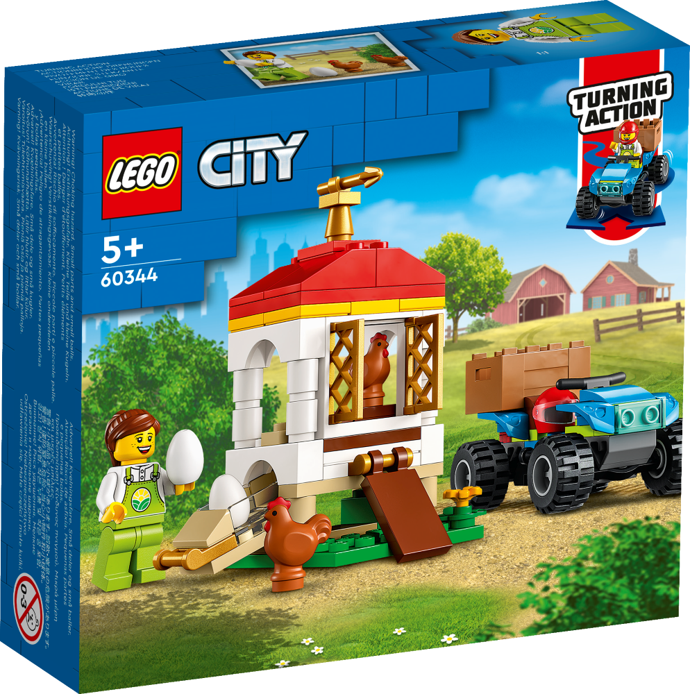 60344 LEGO® City Cāļu māja, no 5+ gadiem, NEW 2022!