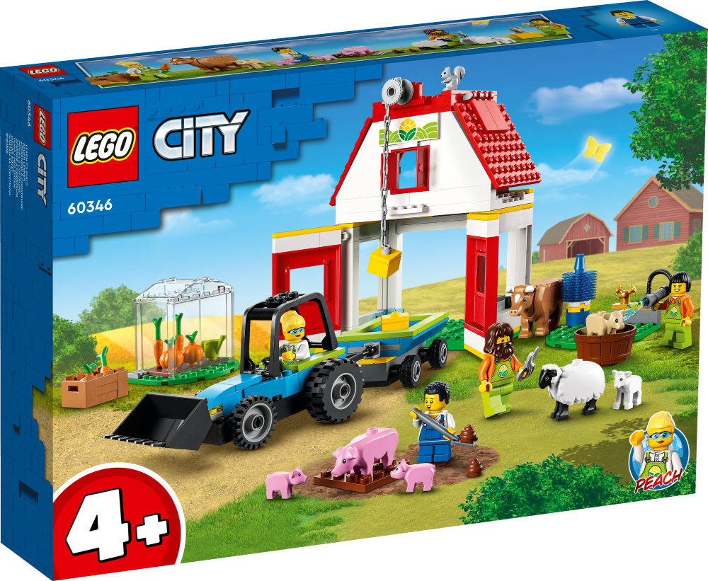 60346 LEGO® City Šķūnis un lauku sētas dzīvnieki, no 4+ gadiem, NEW 2022! (Maksas piegāde eur 3.99)