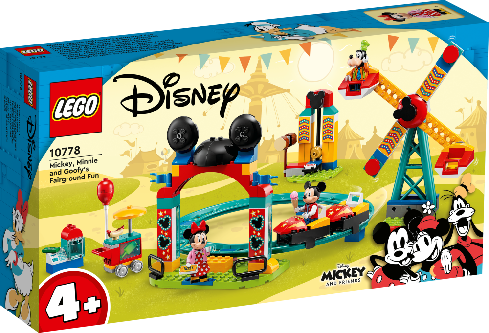 10778 LEGO® Disney Mikipele, Minnija un Spruksts atrakciju parkā, no 4+ gadiem, NEW 2022! (Maksas piegāde eur 3.99)