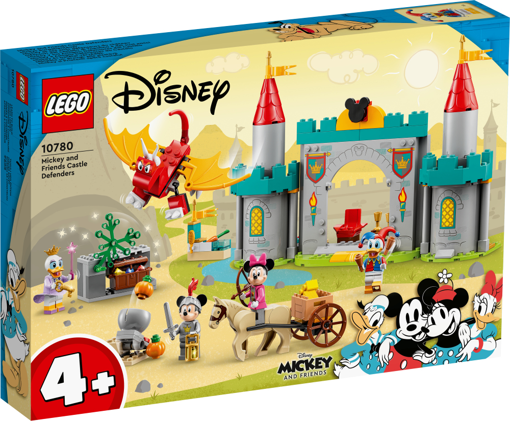 10780 LEGO® Disney Mikipele un draugi: pils aizstāvji, no 4+ gadiem, NEW 2022! (Maksas piegāde eur 3.99)