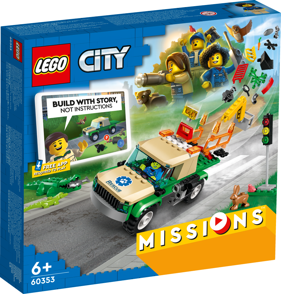 60353 LEGO® City Savvaļas dzīvnieku glābšanas misijas, no 6+ gadiem, NEW 2022! (Maksas piegāde eur 3.99)