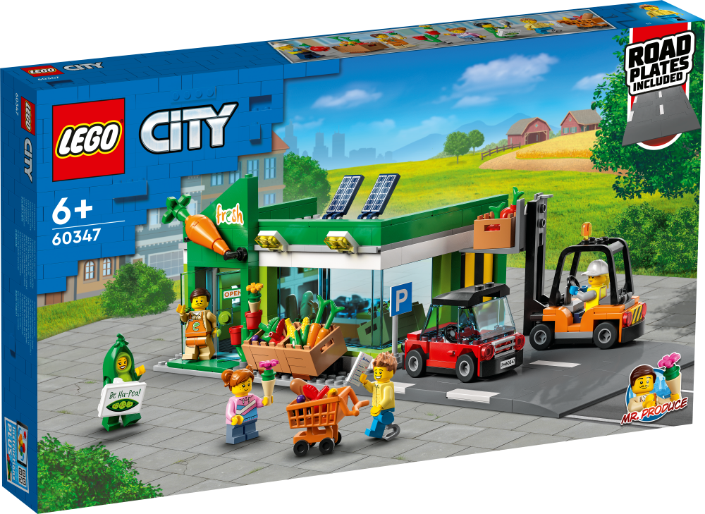 60347 LEGO® City Продуктовый магазин , с 6+ лет, NEW 2022! (Maksas piegāde eur 3.99)