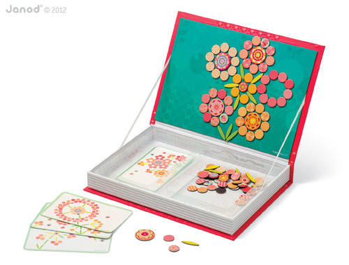 Janod magnētiskā grāmata - Veido ziedu kompozīcijas!, 5-9 gadiem, J02838