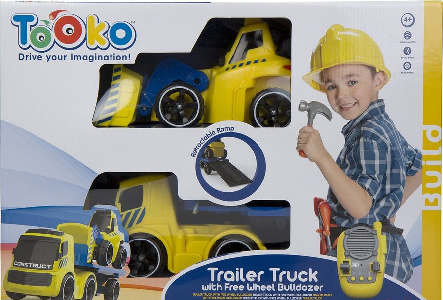 Silverlit Radiovadāmā mašīna Pašizgāzējs un buldozers 81487