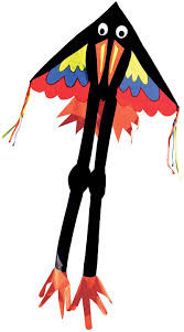 Melisa &aDoug Воздушный змей - Smieklīgais putns (203 x 102 cm)