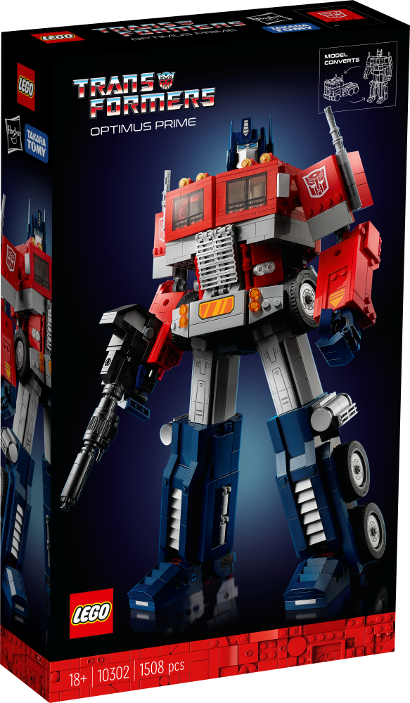 10302 LEGO® ICONS™ Optimus Prime, с 18+ лет, NEW 2022! (Maksas piegāde eur 3.99)